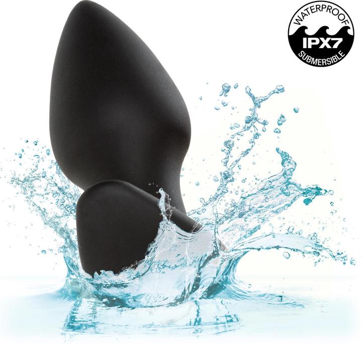 Produktbild CalExotics Rock Bottom Perfect Anal Plug 10 Vibrationen Silikon Schwarz