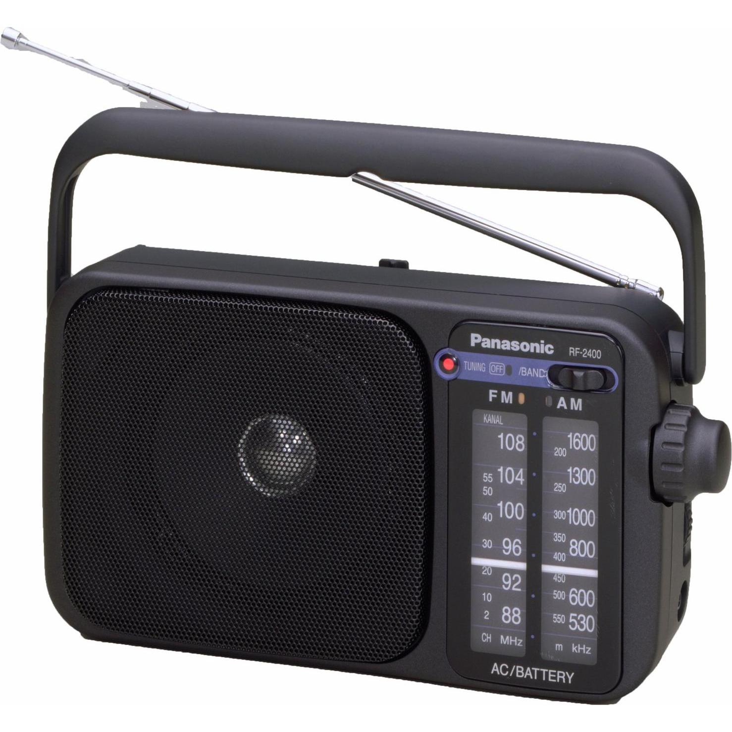 Panasonic RF-2400DEG-K (FM), Radio, Schwarz