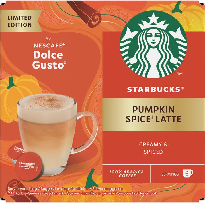 Starbucks Pumpkin Spice Latte par Nescafé Dolce Gusto (6 x Port.)