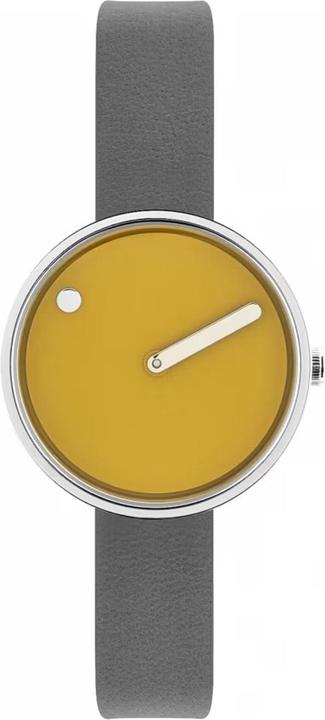 Produktbild Picto 43353-6212S Damenuhr Mustard Yellow 30mm 5ATM