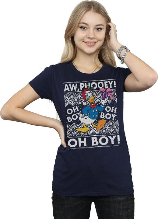 Produktbild Disney Donald Duck Christmas Fair Isle TShirt (XL)