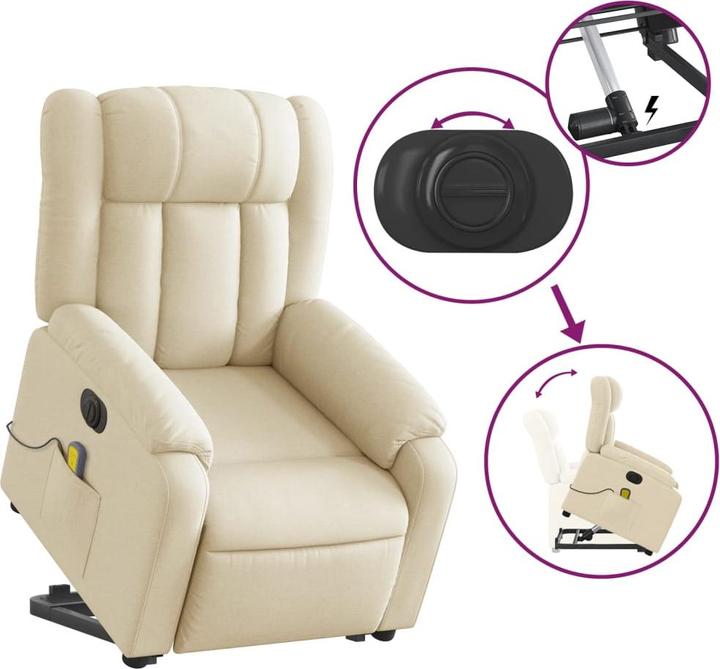 Image du produit vidaXL Massagesessel mit Aufstehhilfe