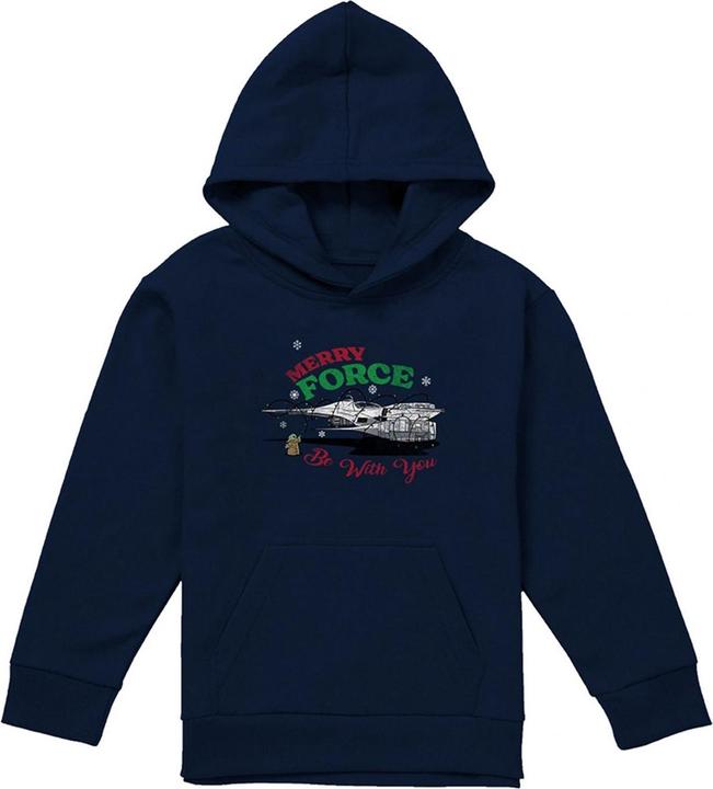 Produktbild Star Wars Merry Force Be With You Kapuzenpullover weihnachtliches Design (128)