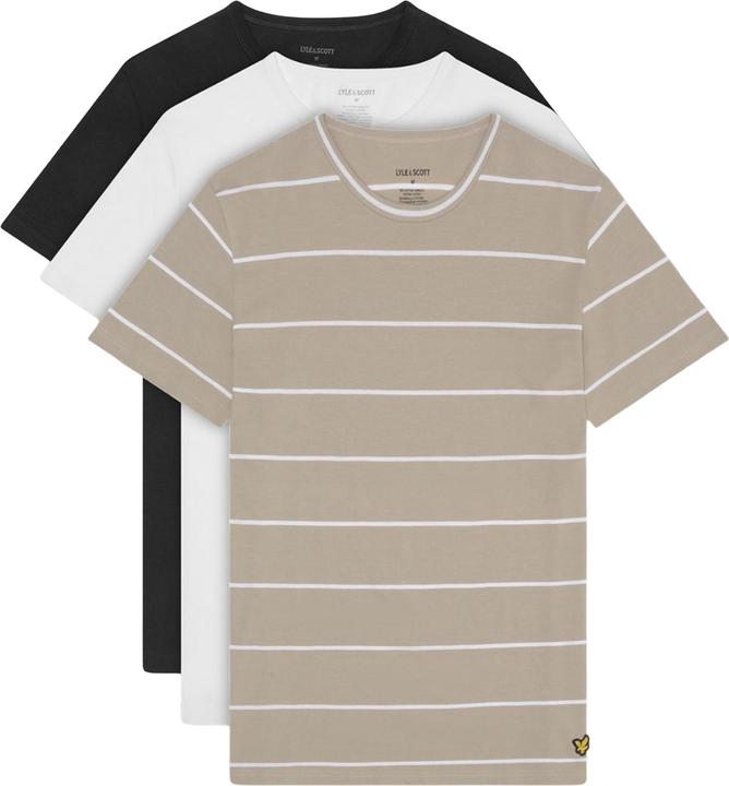 Produktbild Lyle and Scott TShirt Mit Streifen (3erPack) (L)