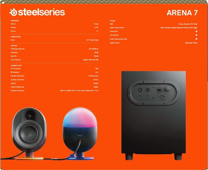 Actual product image SteelSeries Arena 7