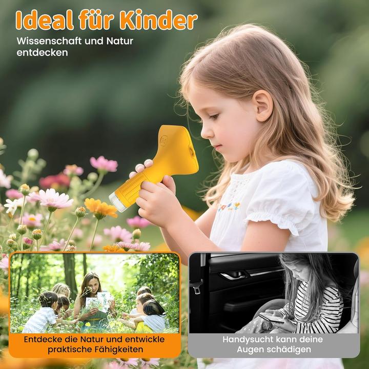 Actual product image PlayDen Digitales Kindermikroskop mit LCD-Bildschirm