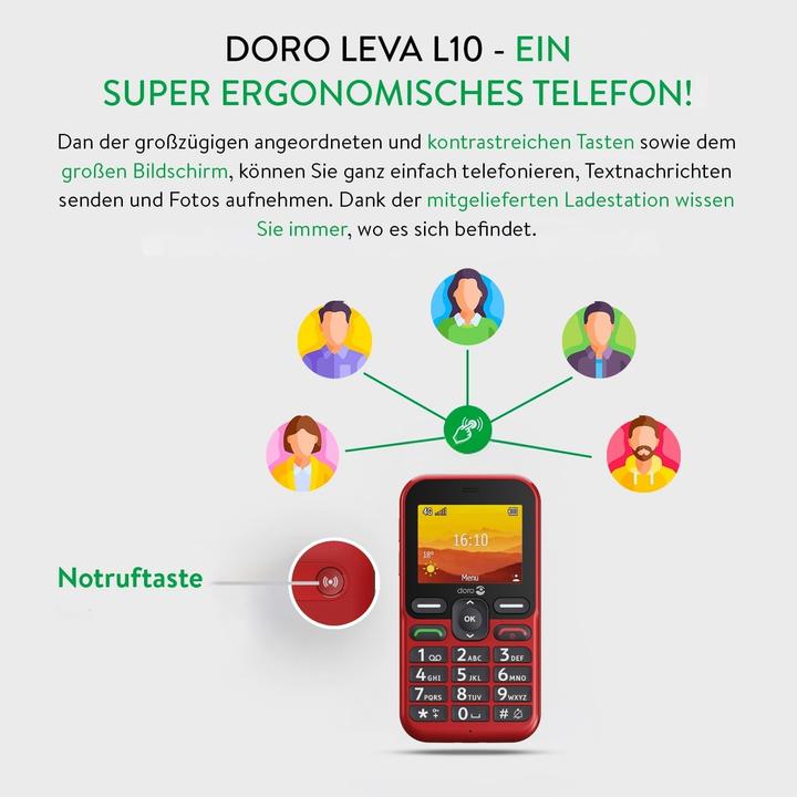 Produktbild Doro Leva L10 (2.40", 2 Mpx)