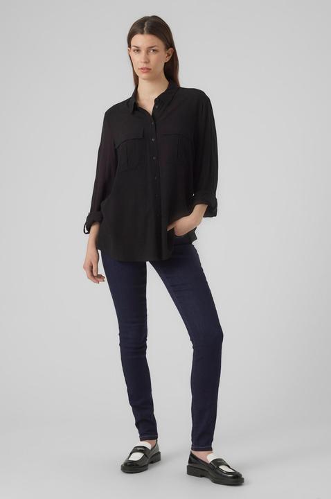 Produktbild Vero Moda Vmvilma L/S Fold Up Shirt Wvn Exc Hemd (XS)