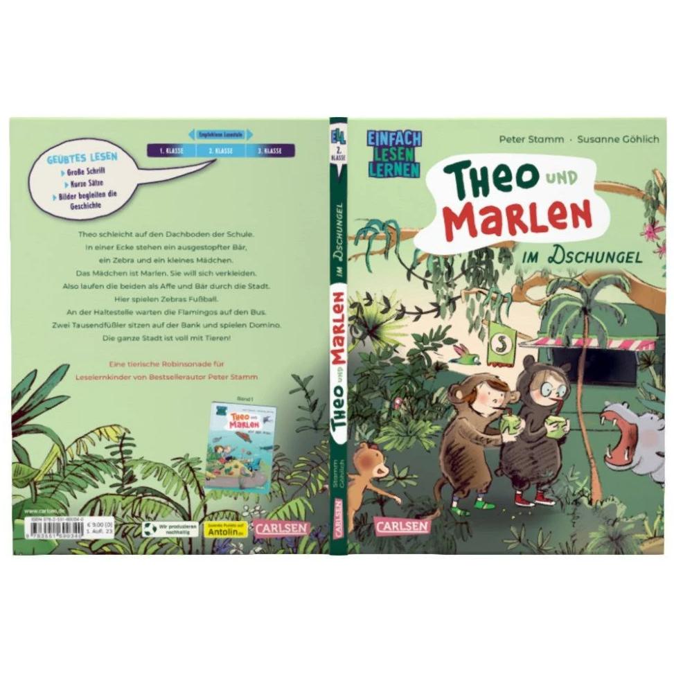 Thumbnail - Theo und Marlen im Dschungel, Kinderbücher von Susanne Göhlich, Peter Stamm