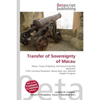 Transfer of Sovereignty of Macau, Fachbücher