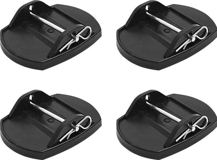 Actual product image Cartrend Support plates with metal studs pack of 4