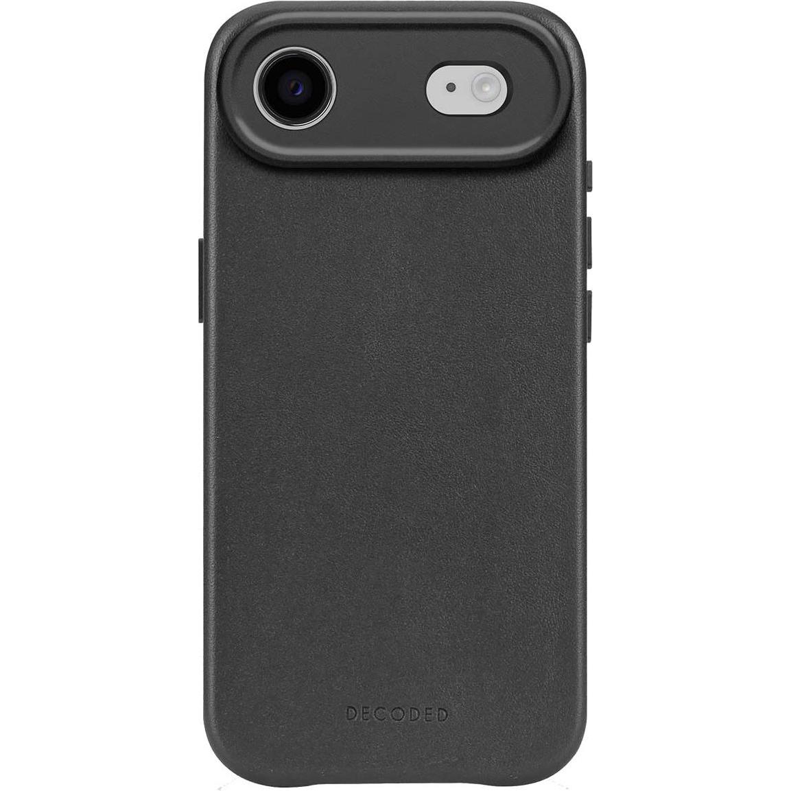 Decoded Leather Backcover Apple iPhone Air Black (Apple iPhone 17 Pro), Cover smartphone, Nero