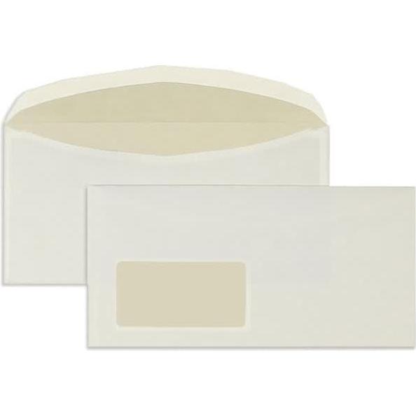 Blanke, Briefumschlag, Kuvertierhüllen DIN C6/5 80g/qm gummiert Fenster VE=1000 Stück weiss (C6/5, 1000 x)