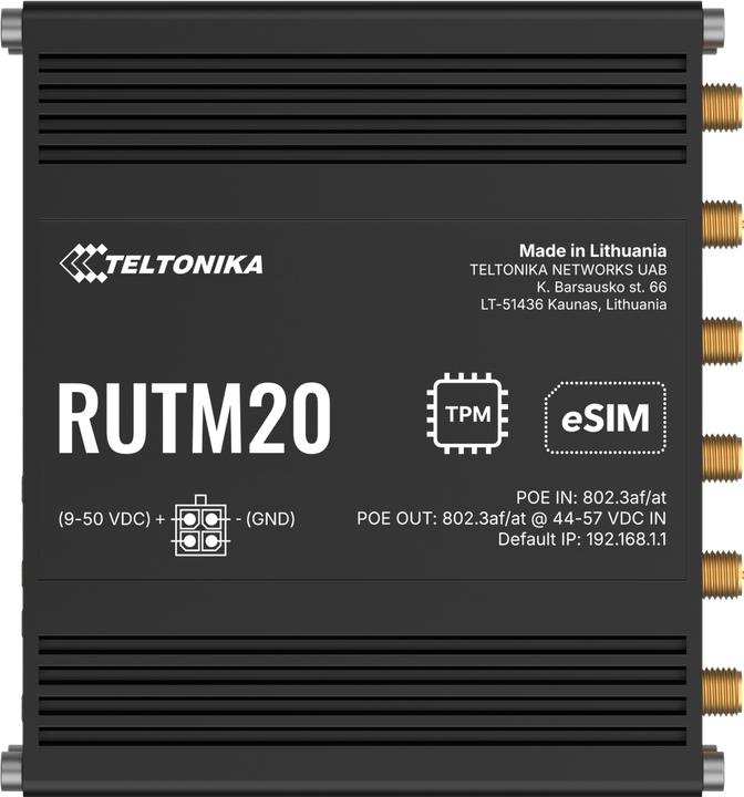 Produktbild Teltonika RUTM20 (Global, EU PSU)