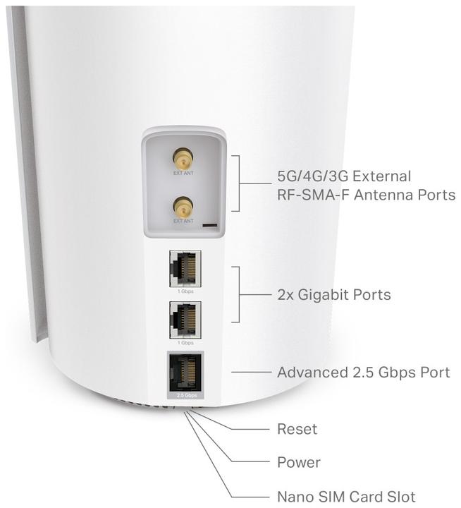 Image du produit TP-Link Deco X50-5G Wi-Fi 6 Mesh Router AX3000 (1-pack)