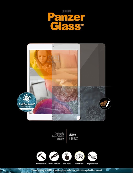Actual product image PanzerGlass screen protector (1 Piece, iPad 2019 (7th gene), iPad 2020 (8. Gen))