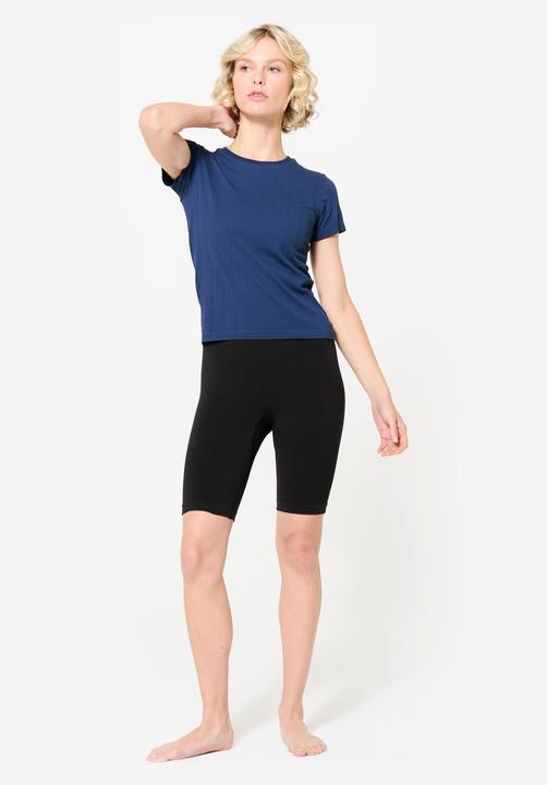 Produktbild Kimjaly T-Shirt Damen atmungsaktiv - nachtblau (L)