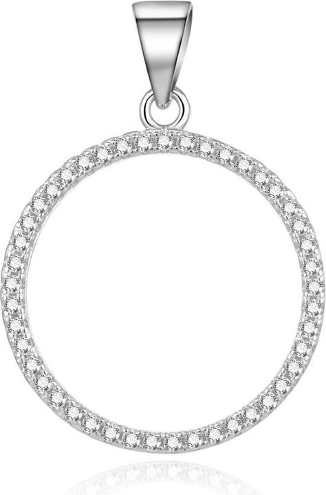 Image du produit Beneto Charmant pendentif en argent avec zircons AGH213 (L)