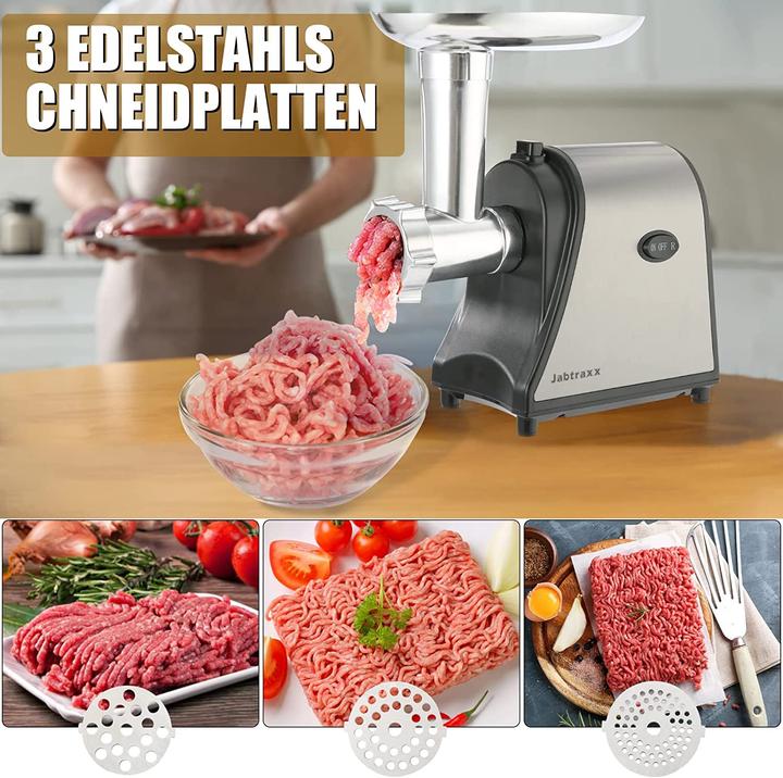 Produktbild Jabtraxx Elektrischer Fleischwolf 2000W