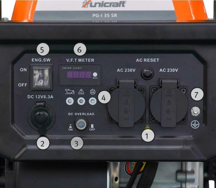 Produktbild Unicraft Inverter-Stromerzeuger PG-I 35 SR (7 l)