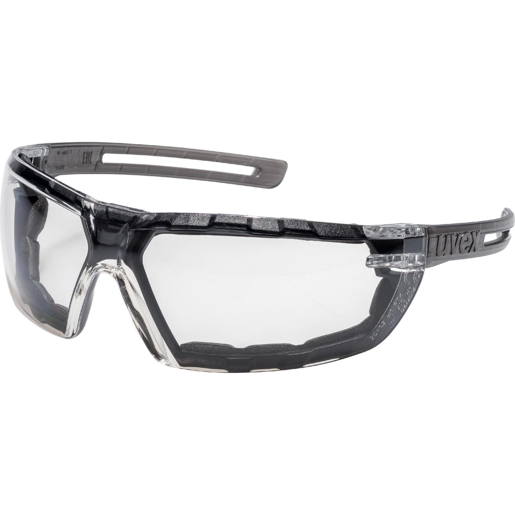 Uvex Safety, Schutzbrille + Gesichtsschutz, Bü x-fit farblos sv exc