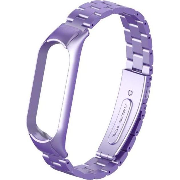 Thumbnail - MU Style Metal Series (Edelstahl, Mi Band 5, Mi Band 6), Uhrenarmband, Violett