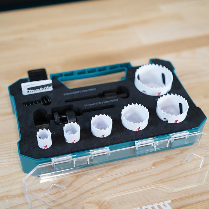 Actual product image Makita Hole saw set sanitary 6tlg (19, 22, 29, 38, 44, 57 millimetres)