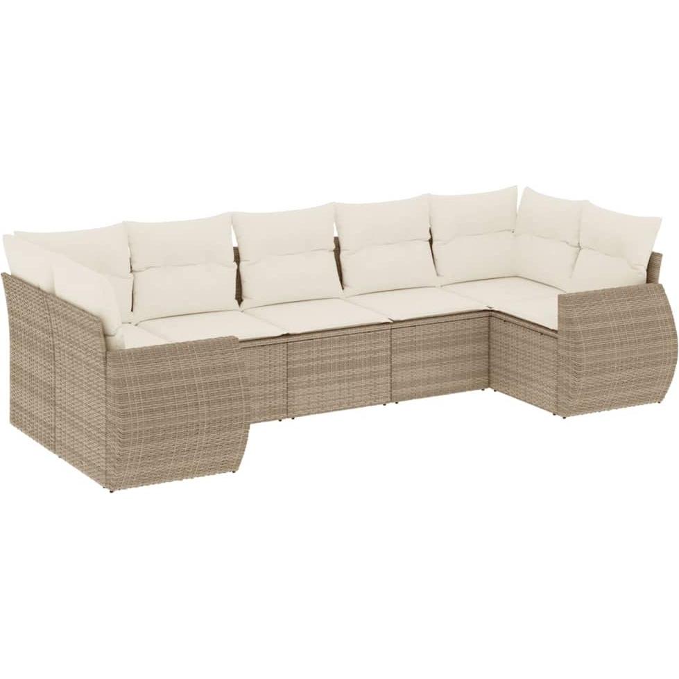 VidaXL, Gartenlounge, 10-tlg. Garten-Lounge-Set mit Kissen