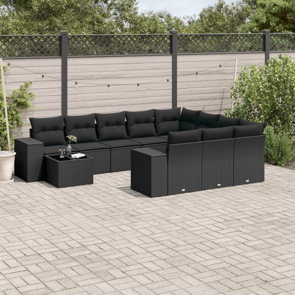 Thumbnail - VidaXL, Gartenlounge, 10-tlg. Garten-Lounge-Set mit Kissen