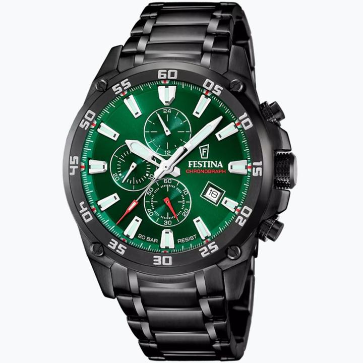 Produktbild Festina Grüne Uhr, Herren (Chronograph, 47 mm)