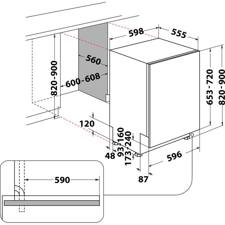 Actual product image Whirlpool WIP 4T233 PFEG B