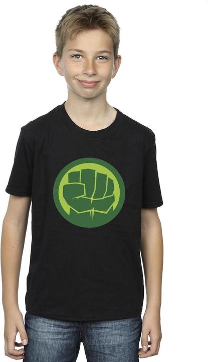 Actual product image Boys Hulk Chest Logo T-Shirt (128)
