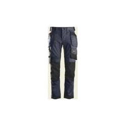 Thumbnail - Snickers, Arbeitshose, stretch arbejdsbukser i slim fit m. hylsterlommer 6241 navy/sort str. 50 (50)