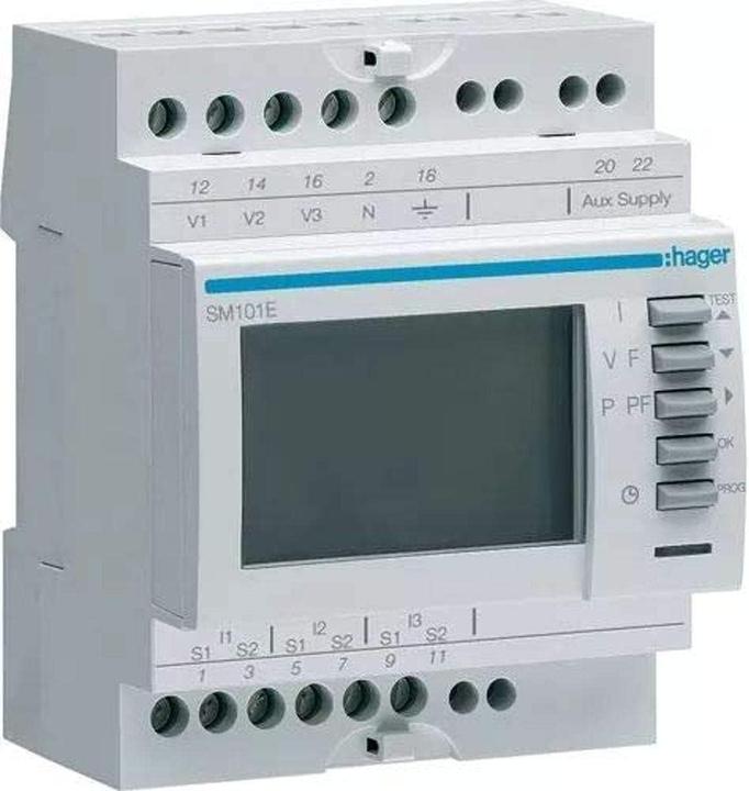 Image du produit Hager HAG SM101E Appareil de mesure multimètre pour rail DIN