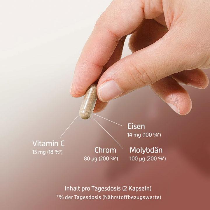 Actual product image Effective Nature Eisenkomplex aus Buchweizen (60 pcs., Capsules)
