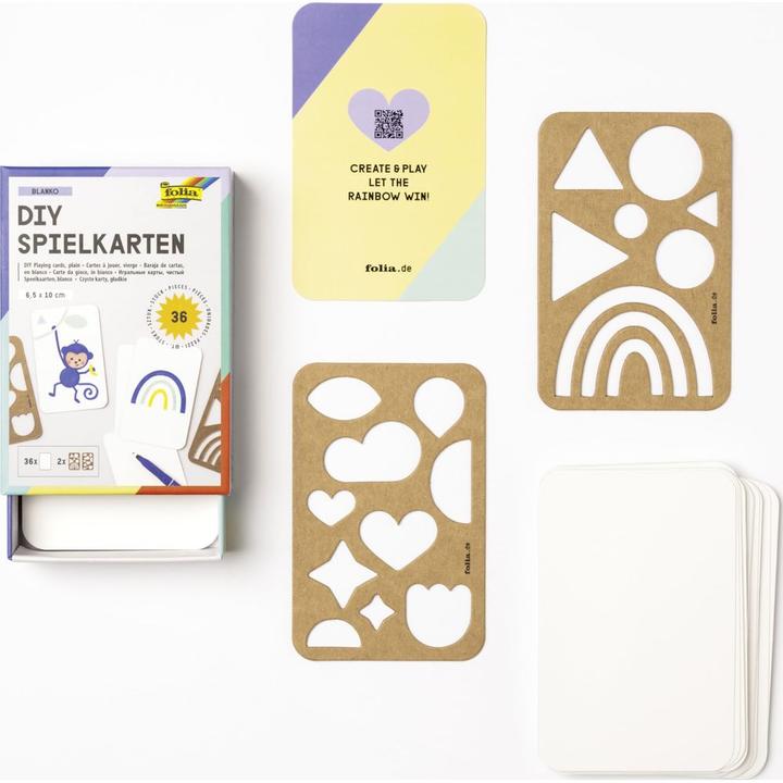 Produktbild Folia Blanko Spielkarten Set (36 Teile)