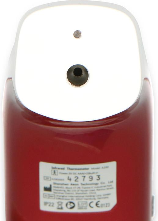 Image du produit Fysic Thermomètre frontal infrarouge FT38 avec arrêt automatique (Front)