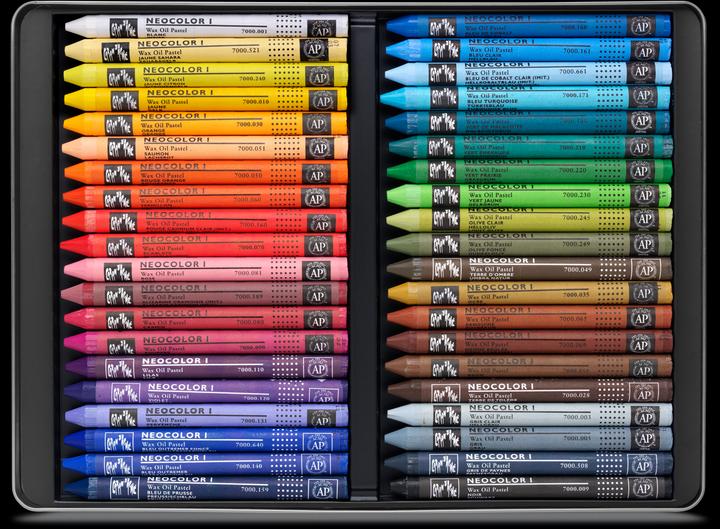 Actual product image Caran d'Ache Neocolor I Metallschachtel (Multicoloured, 40 x)