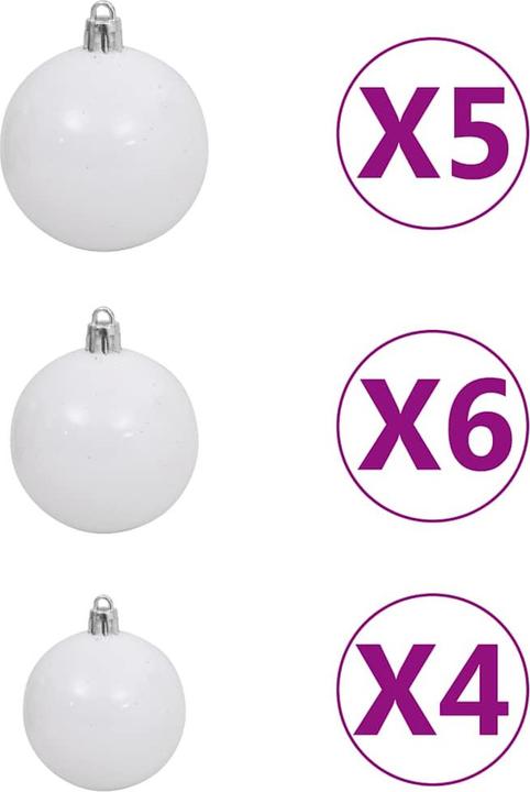 Actual product image vidaXL Weihnachtsbaum Dekoration (240 cm)