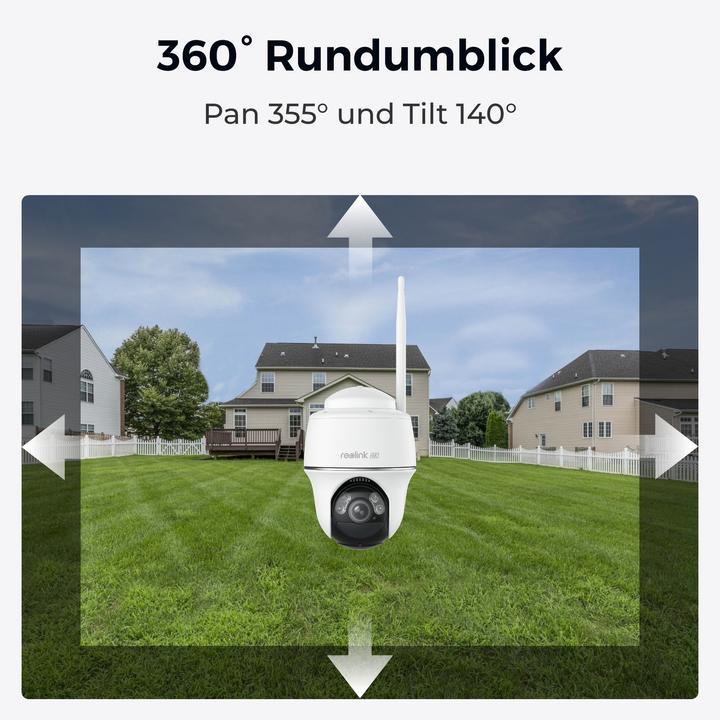 Produktbild Reolink 2x B440 Battery-WiFi + 2x Solarpanel (3840 x 2160 Pixels)