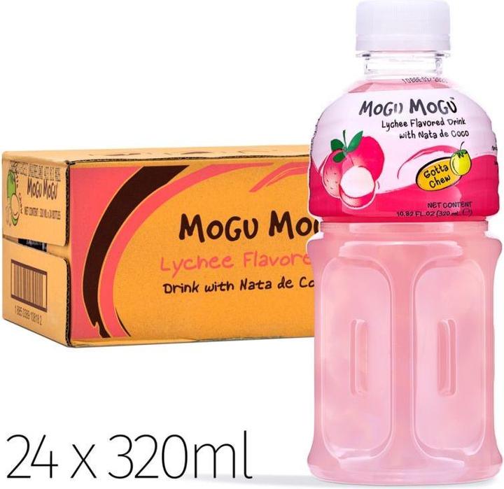 Actual product image Mogu mogu Lychee (24 x 32 cl)