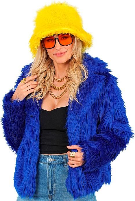Produktbild Widmann Blaue Damen Plüschjacke (XXL)