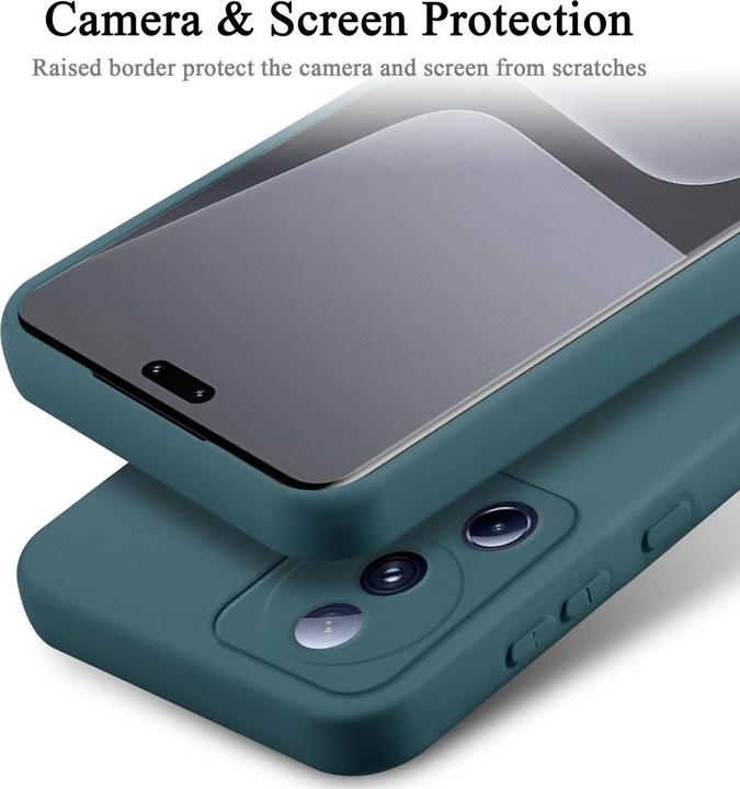 Actual product image Cadorabo Case for Xiaomi 13 Lite TPU in liquid protection silicone design (Xiaomi 13 Lite)