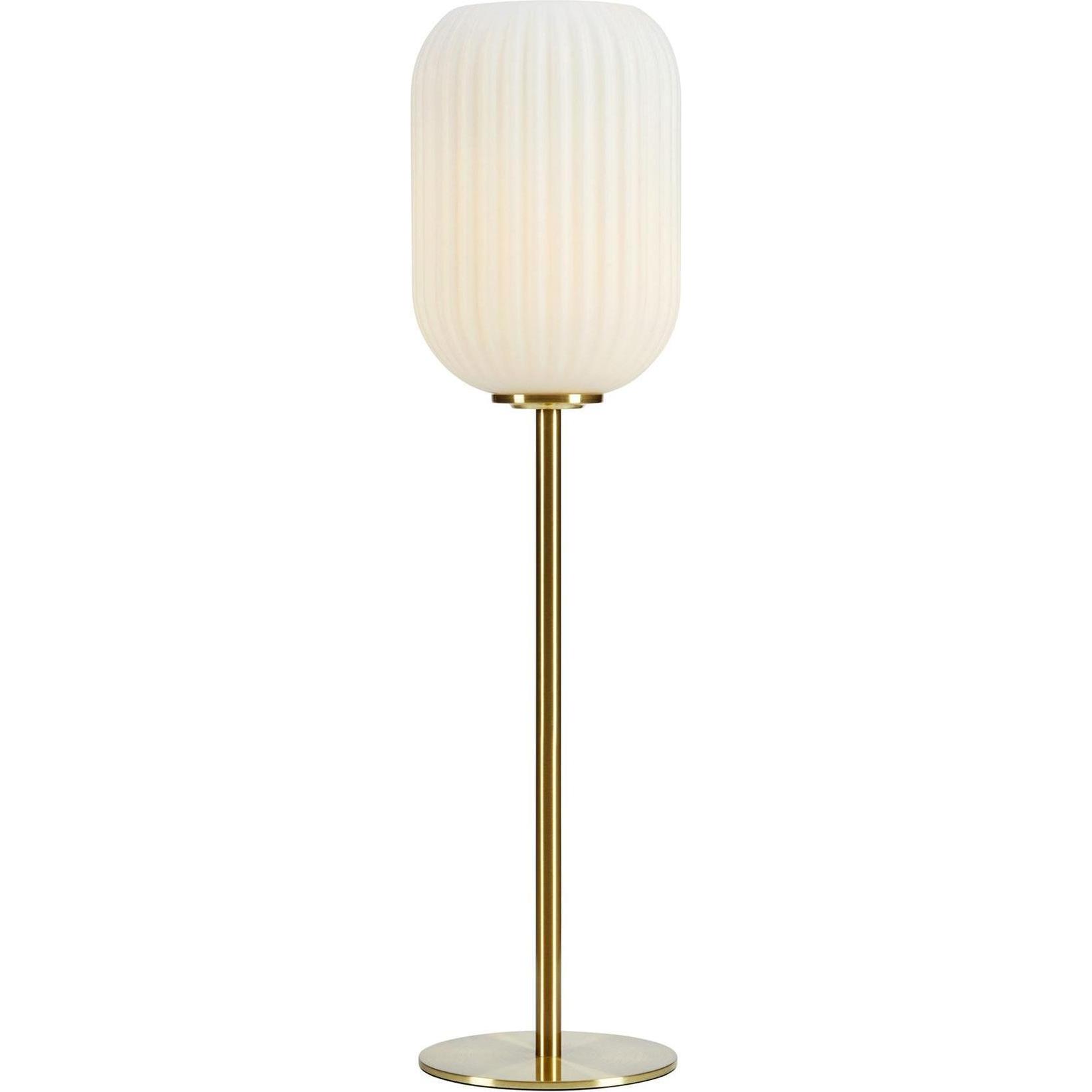 Markslöjd, Lampe de table, Lampe de table Cava, E14, max. 40W, laiton/blanc (E14)