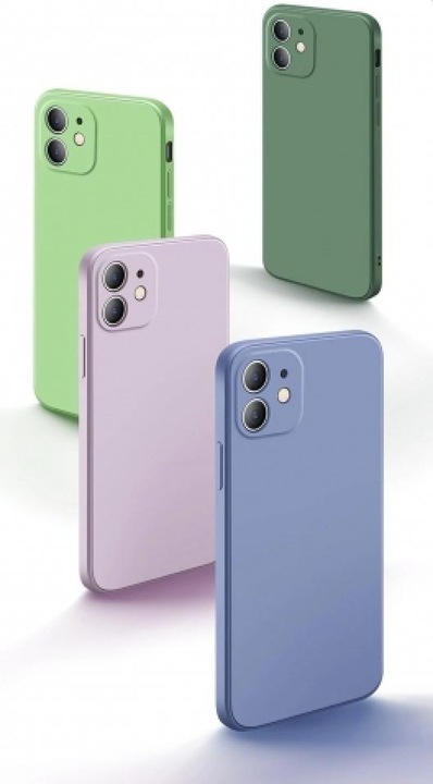 Actual product image Screenguard Apple iPhone 12 Liquid Silicone Case Cover (Apple iPhone 12)