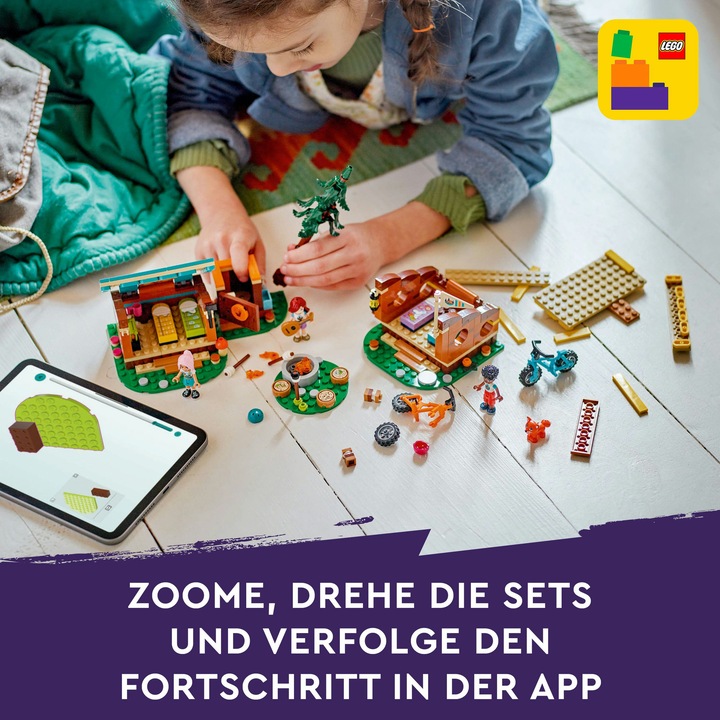 Produktbild LEGO Gemütliche Hütten im Abenteuercamp (42624, LEGO Friends)