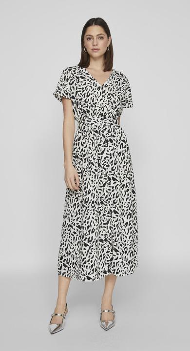 Produktbild Vila Geknöpftes Kurzarm Midikleid (34)