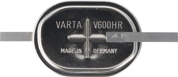 Immagine prodotto Varta Batterie V600HR aufladbare NiMH Knopfzelle mit Lötfahne Z (1 pz., 600 mAh, Batteria + Caricabatterie)