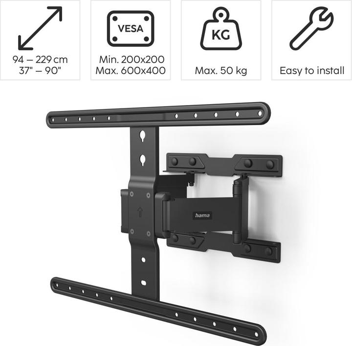 Actual product image Hama Ultraslim (Wall, 90", 50 kg)