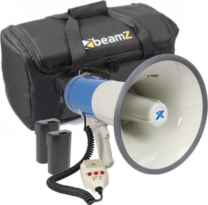 Actual product image Vonyx Meg065 Megaphone 65W with two batteries and a sturdy bag (Megaphone)